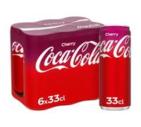 Pack de canettes Coca-Cola Cherry 6 x 33 cl
