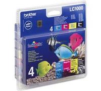 Pack de cartouche d'encre Brother lc1000 4 couleurs Couleur G