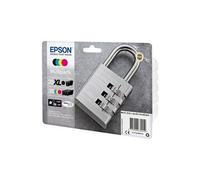 Epson 35XL Multipack - Pack de 4 - XL - noir, jaune, cyan, magenta - original - emballage coque avec alarme radioélectrique/ acoustique - cartouche d'encre - pour WorkForce Pro WF-4720...
