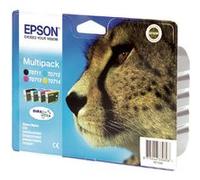 Epson Multipack "Guépard" (T0715) - Encres DURABrite Ultra N, C, M, J