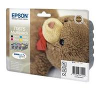 Epson Teddybear Multipack "Ourson" (T0615) - Encres DURABrite Ultra N, C, M, J