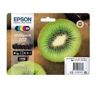 Epson - 202 - Cartouche d'encre multi pack Bk,PhBk,C,M,Y, 6,9ml + 4x4,1ml - produit d'origine - C13T02E74020 - série Kiwi