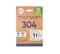 Pack de cartouches d'encre compatible noir + 3 couleurs 304 JETLINE