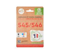 Pack de cartouches d'encre compatibles noire + 3 couleurs 545/546 JETLINE