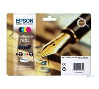 Pack de cartouches d'origine Epson 16Xl Bk+C+M+Y - C13T16364010 [Ml-12.9][Pag-500]
