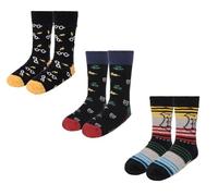 ARTESANÍA CERDÁ, S.L. – Pack de 3 chaussettes Harry Potter – Multicolore – Taille 38-45