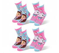 Pack de Chaussettes Antidérapantes Enfant GABBY'S DOLLHOUSE (Lot de 4)- 2047X4ABS- 27/30