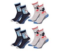 Pack De Chaussettes Enfants Licence Fantaisies-Assortiment Modèles Photos Selon Arrivages- Pack De 4 Paires Boys Lapins Cretins 2969