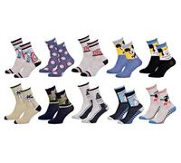 Pack de chaussettes Licence fantaisies assorties - Assortiment selon arrivages- (35/38, Pack de 10 modèle enfant Garçon)