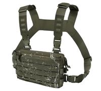 Pack De Coffre À Gilet Multifonctionnel Extérieur, Sac À Poitrine Tac-Tical, Pack D'équipement De Sport, Conception De Sangle Réglable, Matériau Étanche Léger, Noir, pour La Randonnée, Le Camping, La