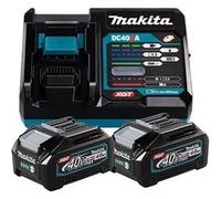 Pack batterie (2x4.0 Ah) avec chargeur - MAKITA 191L77-9