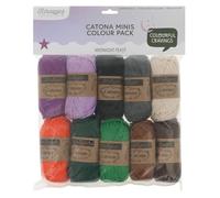 Pack de couleurs Scheepjes Catona 10x25g - Midnight Feast