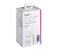 Pack de démarrage Céliane avec Netatmo Blanc Yesterday Legrand