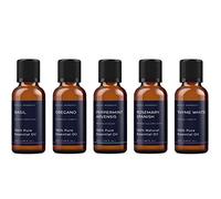 Pack de démarrage d'huiles essentielles - Huiles d'herbes - 5 x 50ml - 100% Pures