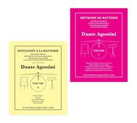 Pack de démarrage : Méthode de batterie Volume 0 'Initiation' et Volume 1 - Études - de Dante Agostini - Éditeur : Carisch + Cahier de musique Soundman + 2 crayons