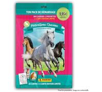 Pack de démarrage - PANINI - Collection de cartes pour les fans de chevaux - Contient 1 classeur + 2 pochettes