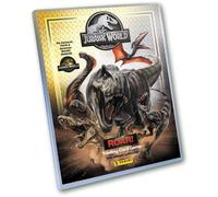 Pack de démarrage Panini Jurassic World TCG Album + 2 pochettes - 16 cartes - Carte Edition limitée N°1 Argent