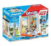 Playmobil Starter Pack 70818 – Cabinet pédiatre, 2 pers., table & accessoires – Dès 4 ans