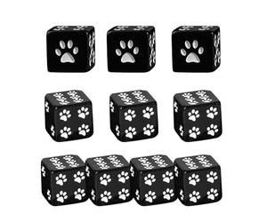 Pack de dés multicolores : six numéros de visage, manipulateurs d'apprentissage en locs roulants brillants | jeux de société probabilité ressources pédagogiques éducation jeu compta