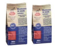 Pack de deux bicarbonate de soude 500 g