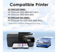 Pack de deux cartouches d'encre D934XL935XL pour HP OfficeJet