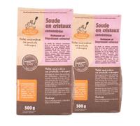 Pack de deux cristaux de soude 500g