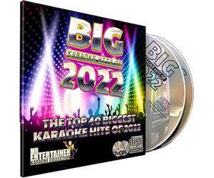 Pack de disques CDG 2022 Karaoké Chart Hits Les 40 meilleures chansons pop de 2022. Mr Entertainer Big Hits