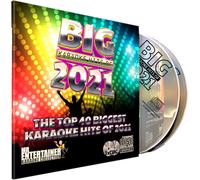 Pack de disques CDG pour karaoké 2021. Les 40 meilleures chansons pop de 2021. Mr Entertainer Big Hits