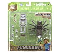 Pack De Figurines D'Action Spider Jockey Du Monde D'Minecraft