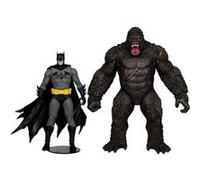 Pack de figurines DC Justice League Monsterverse Batman et Kong 29 cm G