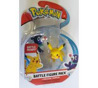 Pack De Figurines De Combat Pokemon Pikachu Contre POPPLIO