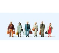 Pack De Figurines De Voyageurs Avec Bagages HO NEUF