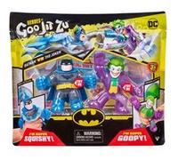 Moose Toys Coffret 2 figurines Heroes of Goo Jit Zu DC Batman vs Joker, souples et gluantes 11 cm