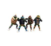 Les Tortues Ninja (Cartoon) - Pack de 4 Figurines Punk Turtles 18 cm
