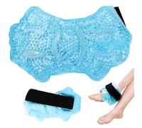 Pack de glace à la cheville Wrap 9.8x5.9 Pack de glace à la cheville gel chaud et froid flexible avec une attelle réglable pour les entorses, l'enflure et les blessures
