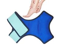 Pack de glace à pied de la cheville, enveloppe de glace à la cheville - Prive de pied en gel de compression de compresse chaude et froide réutilisable | Manches à glace légère pour les sports de plein