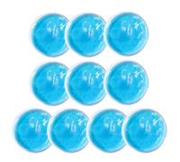 Pack de glace en gel bleu 10 pièces, pack de glace réutilisable, mini pack de glace, pack de glace instantané, compresse chaude et froide pour les yeux, le front, les jambes et plus encore