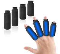 Pack de glace en gel doigt et orteil - 4pcs manche de cryothérapie réutilisable pour les blessures, l'arthrite, la tendonite, la goutte et les entorses, non toxiques et sans latex