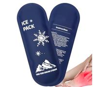 Pack de glace extérieur : sac en gel compact, pack de thérapie par le froid réutilisable anti-fuite, réfrigérateur flexible durable pour un usage quotidien, la randonnée ou les urgences | Pr