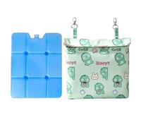 Pack de glace pour cage d'animaux Pochette Rafraîchissante Hérisson Été | Bloc Réfrigérant Nid Hamster Nain Pour Propriétaires Animaux Chambre Salon Bureau Appartement Bureau Domicile Balcon