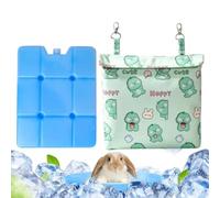 Pack de glace pour cage d'animaux Pochette Rafraîchissante Hérisson Été | Bloc Réfrigérant Nid Hamster Nain Parents d'animaux, bureau, chambre, salon, appartement, maison, jardin