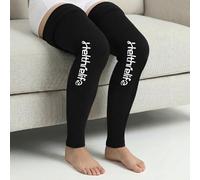 Pack de glace pour toute la jambe avec sangle et gel rafraîchissant de pointe pour thérapie par le froid, pack LCE pour jambes complètes pour les douleurs musculaires et les douleurs du pied, du
