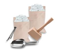 Pack de glace professionnel Lewis de 33,2 cm et maillet, broyeur à glace manuel, broyeur à glace domestique, ensemble de barman et outils de bar accessoires de cuisine.