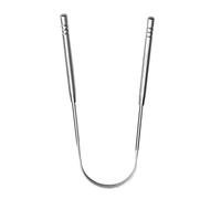 Pack De Gratte-langue Pour Adultes Et Enfannts, Grattoir De Langue En Acier Inoxydable, Ensemble De Brosses À Langue, Soins Bucco-dentaires Pour La Mauvaise Haleine, Goût Restauré En Forme De U