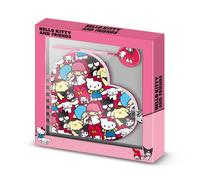 Pack de Journal Cœur + Stylo - Hello Kitty Friends - Multicolore - Taille Unique