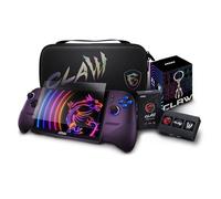 Pack de lancement Console portable MSI Claw 8 EX AI+ CG3EM 32 Go 1 To SSD Violet + Film de protection en verre trempé + Pochette de voyage + Capuchons pour joysticks + Porte-clés Claw