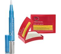 Pack de lingettes de nettoyage pour bijoux Connoisseurs et Stik Connoisseurs Diamond Dazzle pour diamants