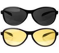 Pack de lunettes de conduite de nuit + de jour [Pearl]