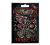 Pack de m diators Iron Maiden Senjutsu Band nouveau logo officiel Pack de 5 m diators pour guitare