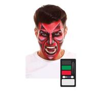 Pack de Maquillage Démon ou Diable - Trusted Shop - Mixte - Rouge